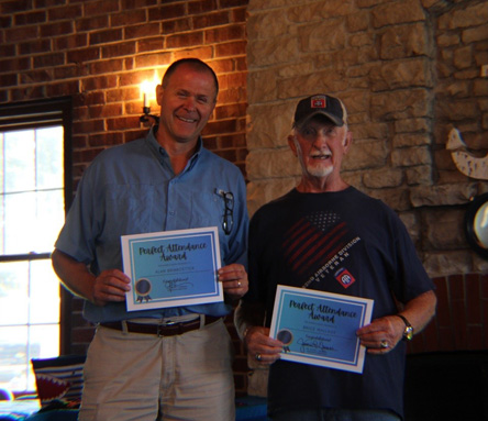 Alan Brinkoetter and Brice Wallace - Perfect Attendance Winner