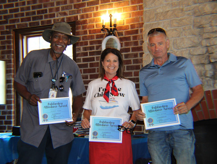 Troy Boyer, Melissa Huffstedler, Robert Trimm