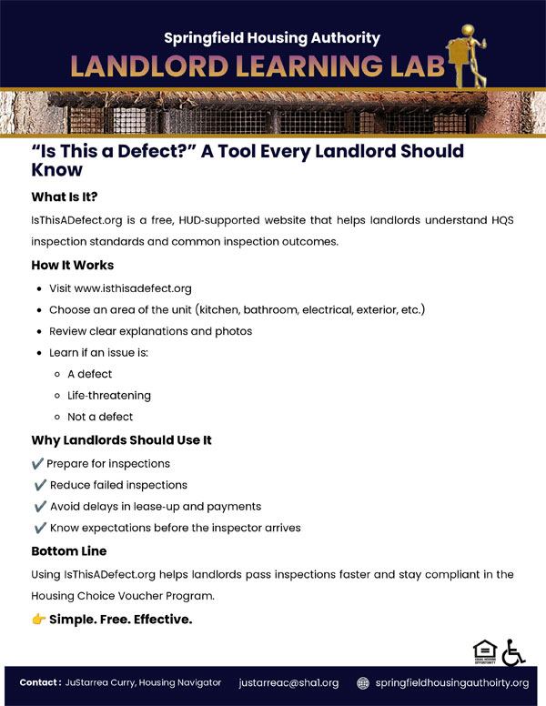 Is This a Defect? A tool every landlord should know
