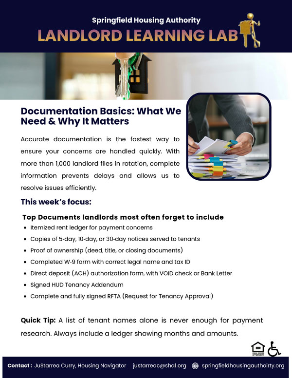 Landlord Learning lab Flyer